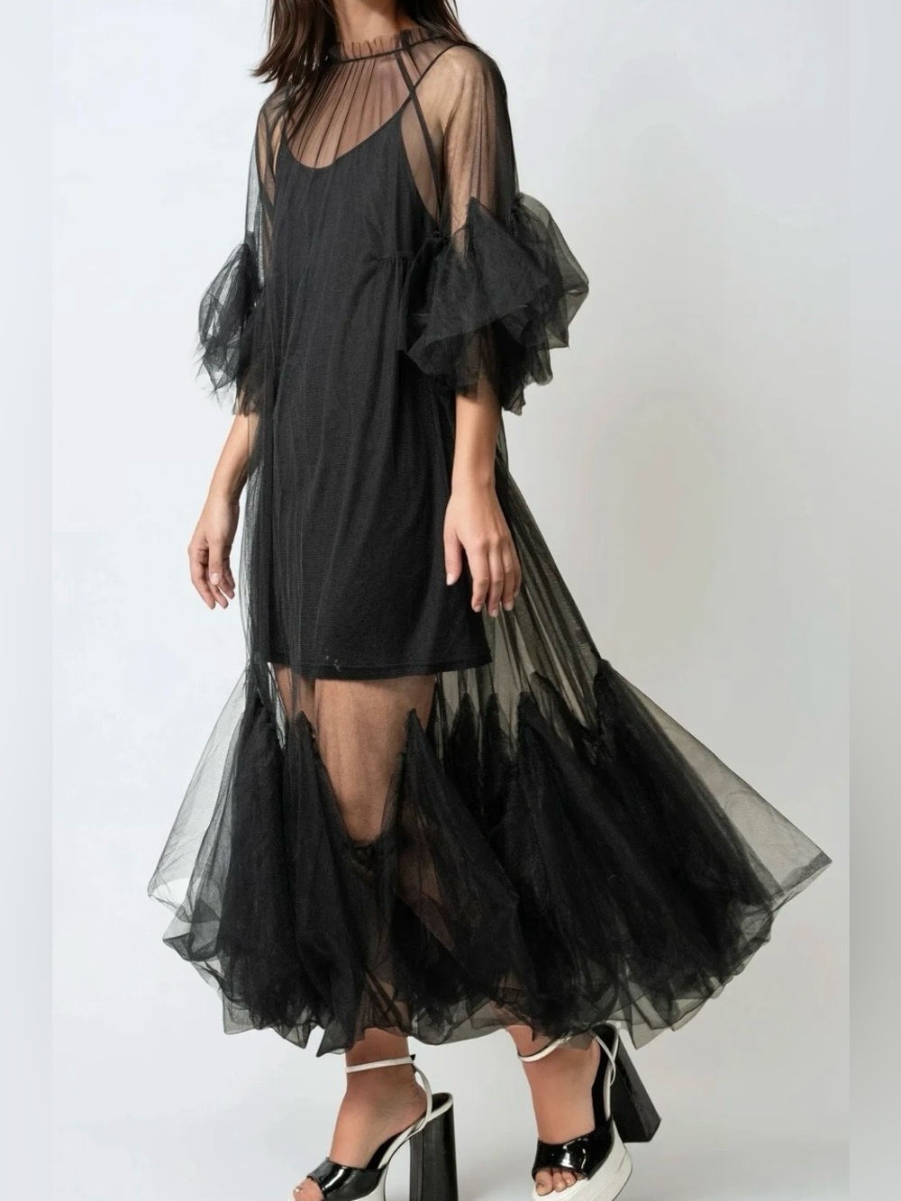 Kate Hewko Avant Garde Tulle Overlay Dress